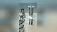 Zamak Nickel Plated Adjustable Cabinet Feet Kitchen